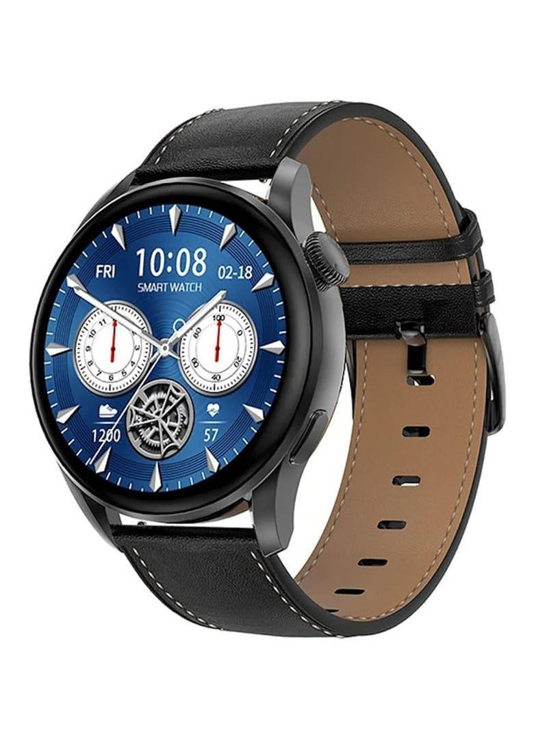 كالوبي ساعة  Watch 4 PRO الذكية الجديدة والرائعة شاشة كاملة عالية الدقة بخاصية الشحن اللاسلكي - اسود - Image 4